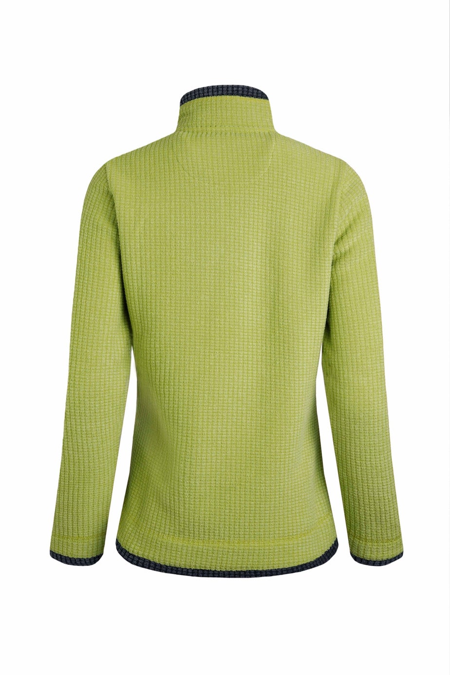Weird Fish Soft Green Beye 1/4 Zip Grid Fleece