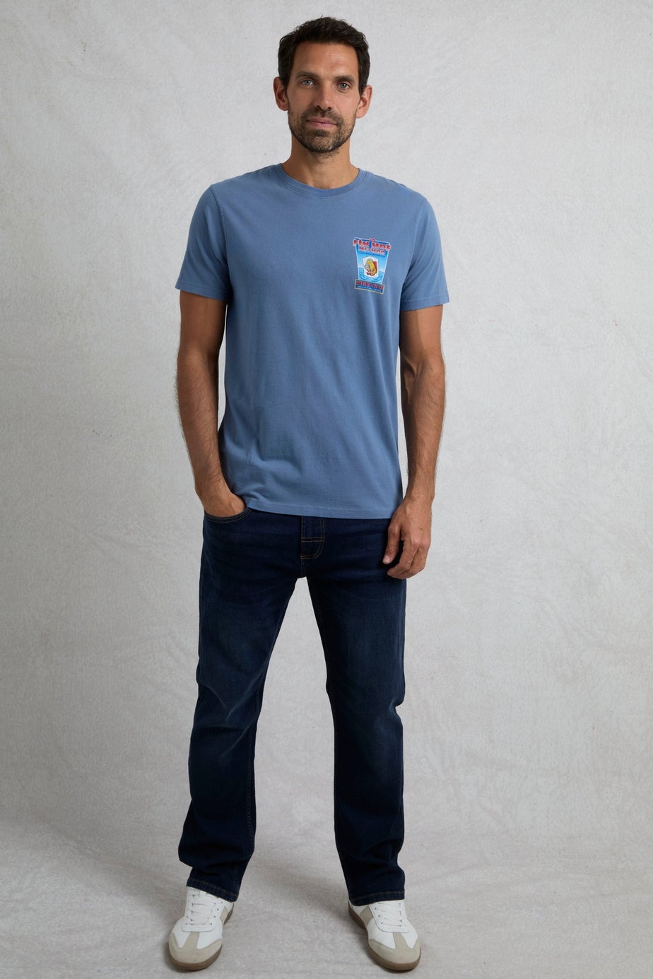 Weird Fish Blue Fin Hof Back Print Artist T-Shirt