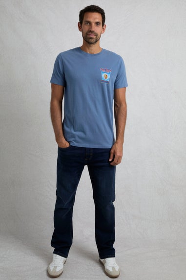 Weird Fish Blue Fin Hof Back Print Artist T-Shirt