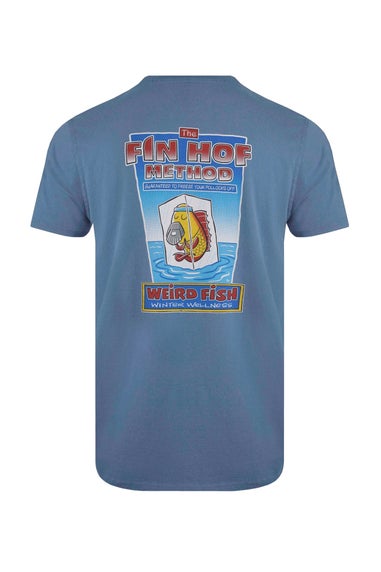 Weird Fish Blue Fin Hof Back Print Artist T-Shirt