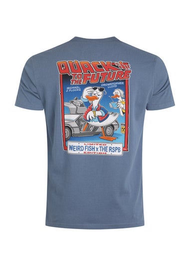 Weird Fish Blue Quack to the Future RSPB Collaboration Artist T-Shirt