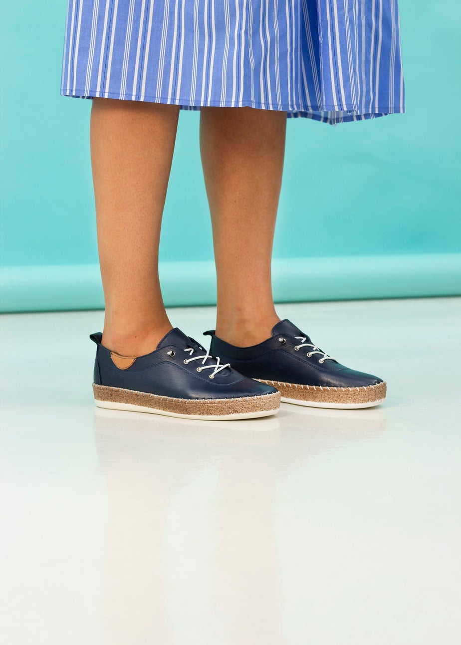 Lunar Blue Evie Plimsoll
