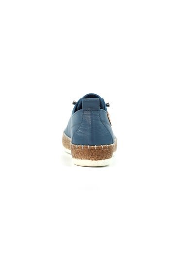 Lunar Denim Blue Evie Plimsoll