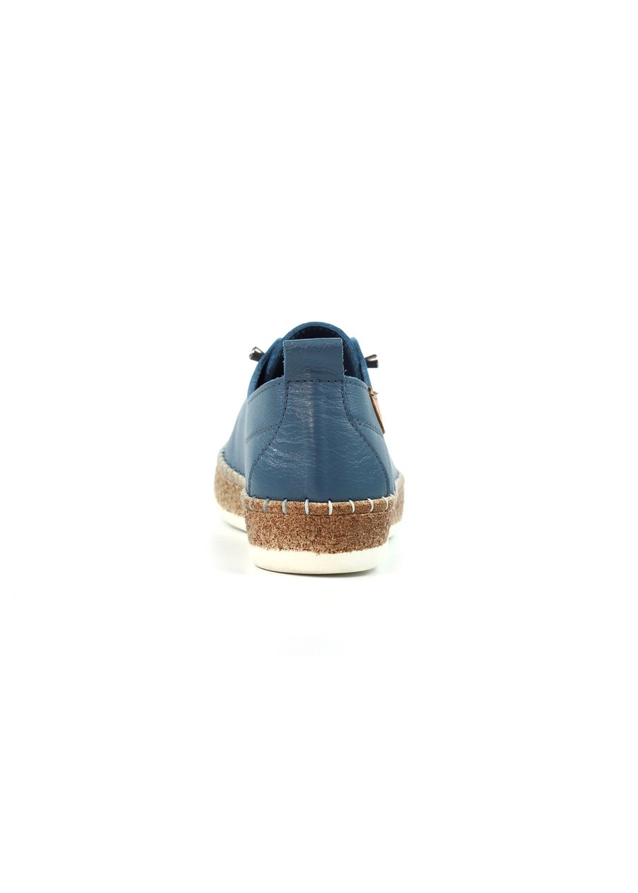 Lunar Denim Blue Evie Plimsoll