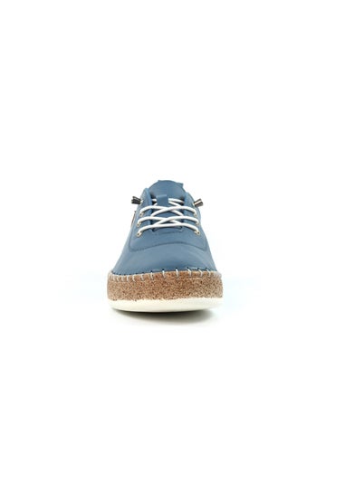 Lunar Denim Blue Evie Plimsoll