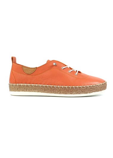 Lunar Orange Evie Plimsoll