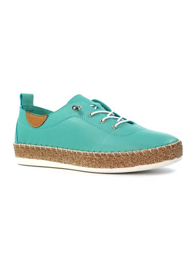 Lunar Turquoise Evie Plimsoll