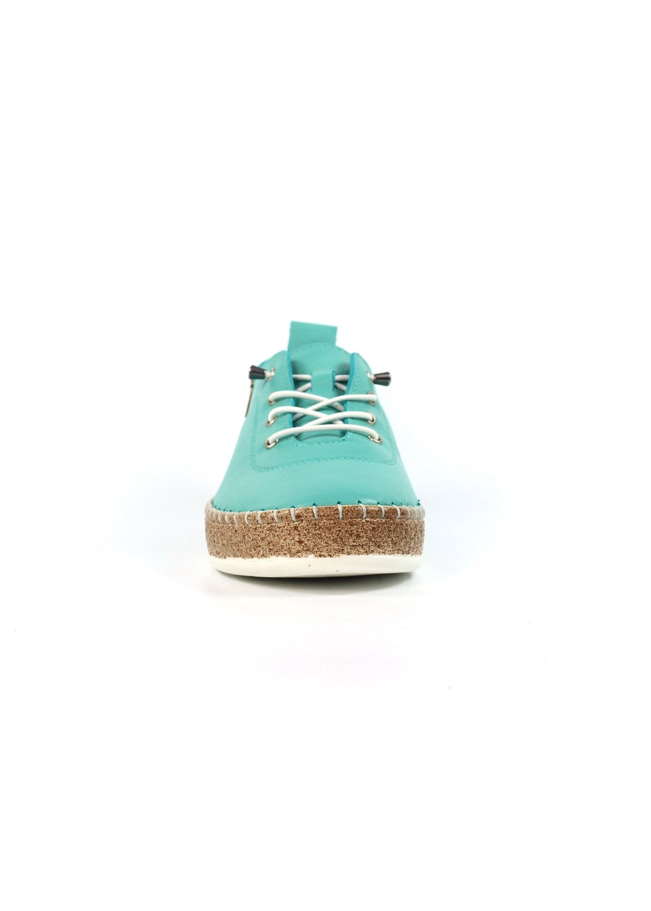 Lunar Turquoise Evie Plimsoll