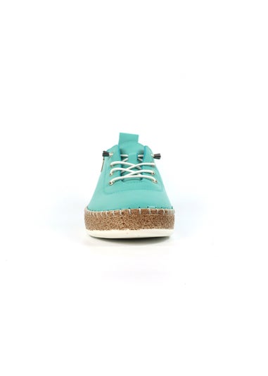 Lunar Turquoise Evie Plimsoll