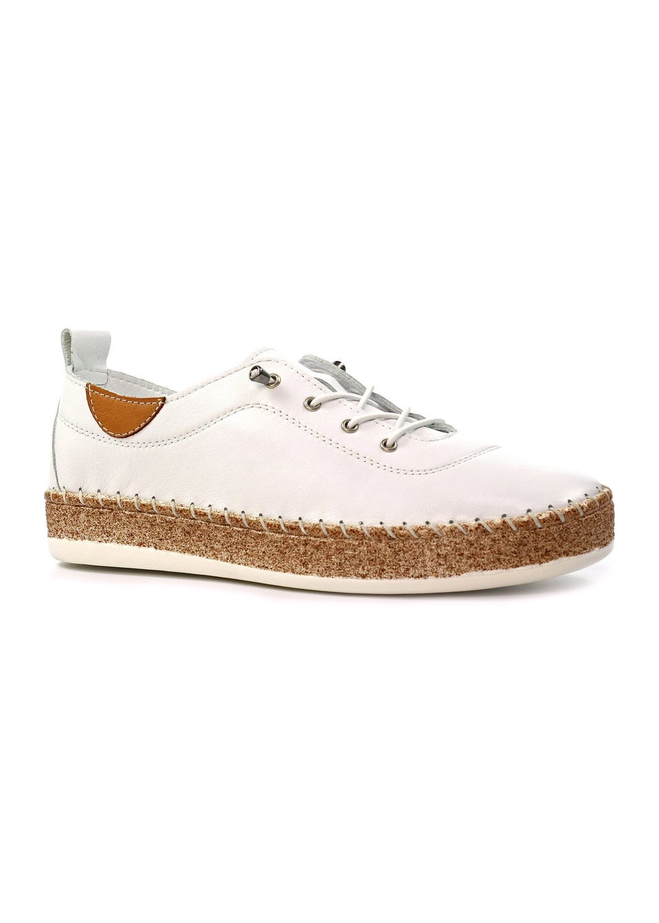 Lunar White Evie Plimsoll