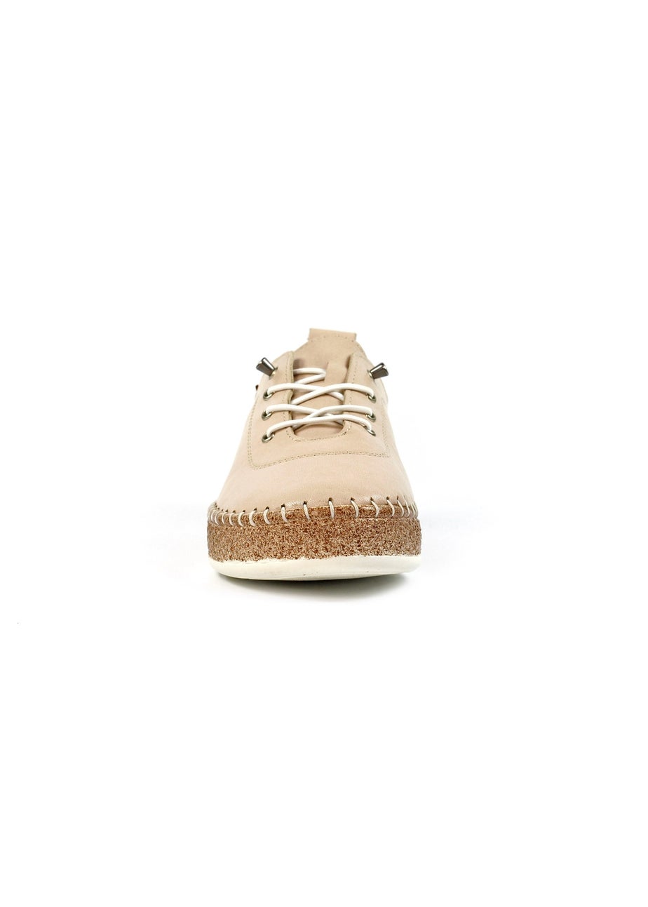 Lunar Cream Evie Plimsoll