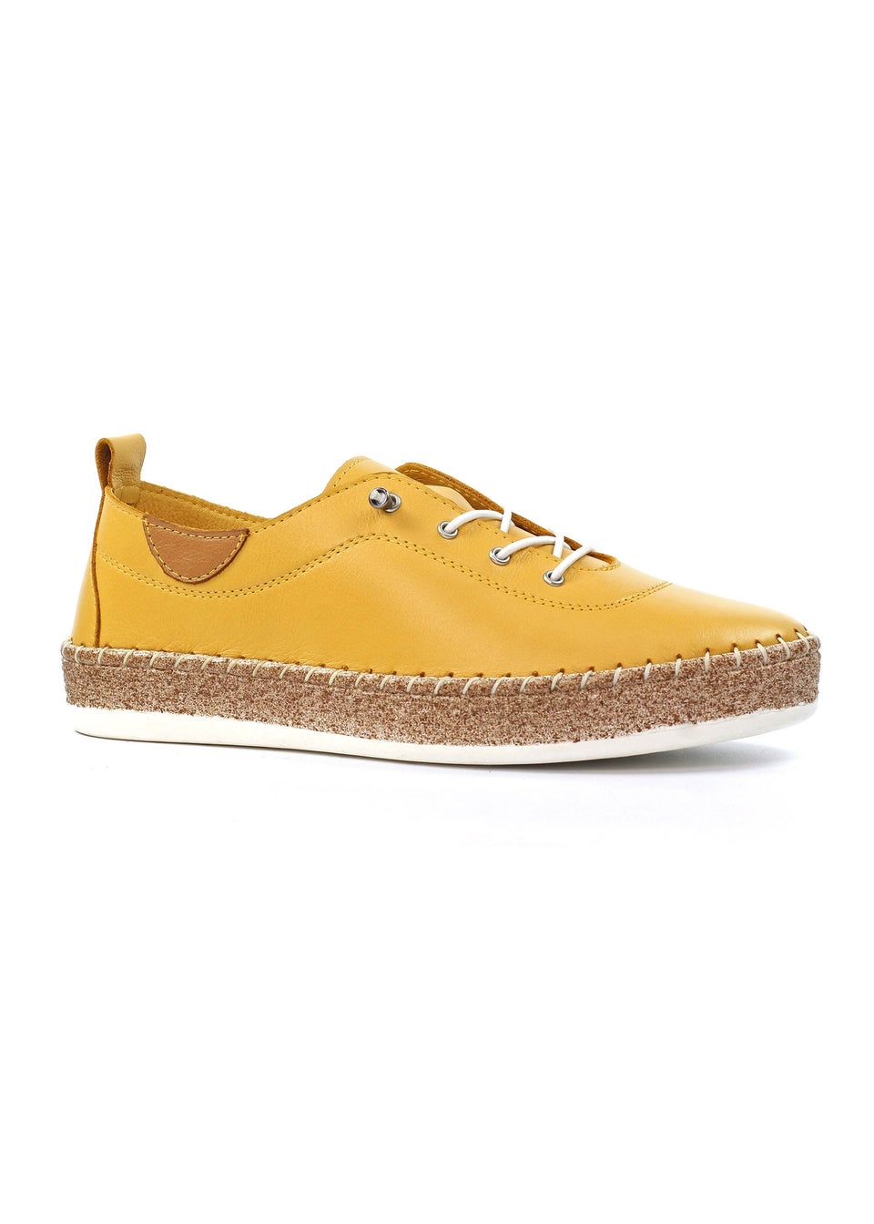 Lunar Mustard Evie Plimsoll