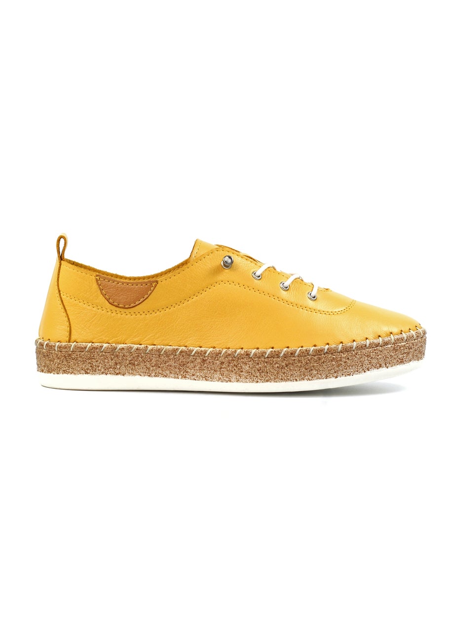 Lunar Mustard Evie Plimsoll