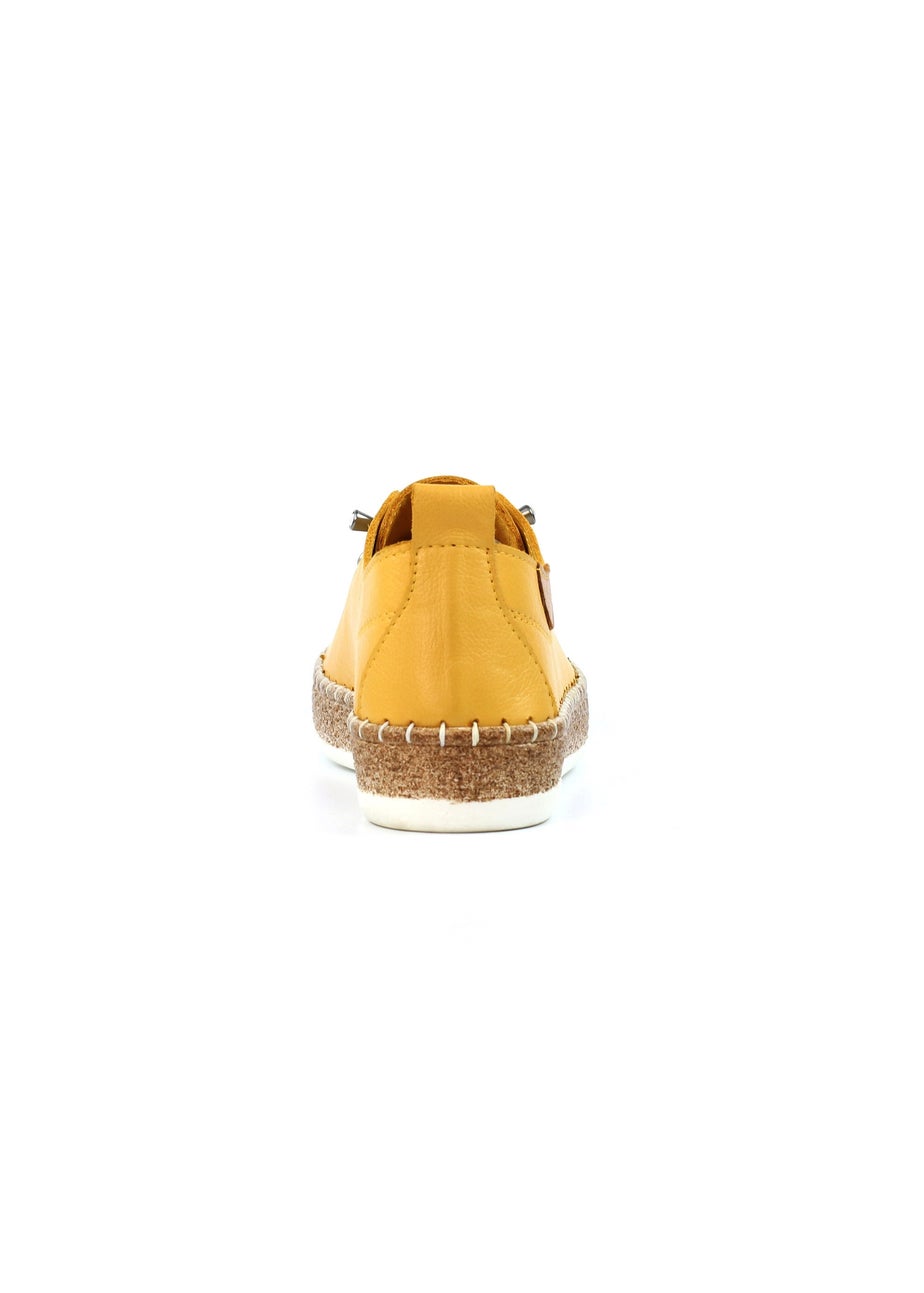 Lunar Mustard Evie Plimsoll