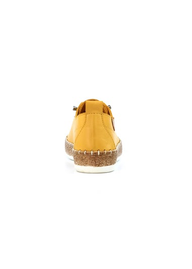Lunar Mustard Evie Plimsoll