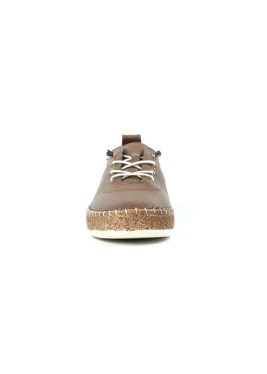 Lunar Taupe Evie Plimsoll