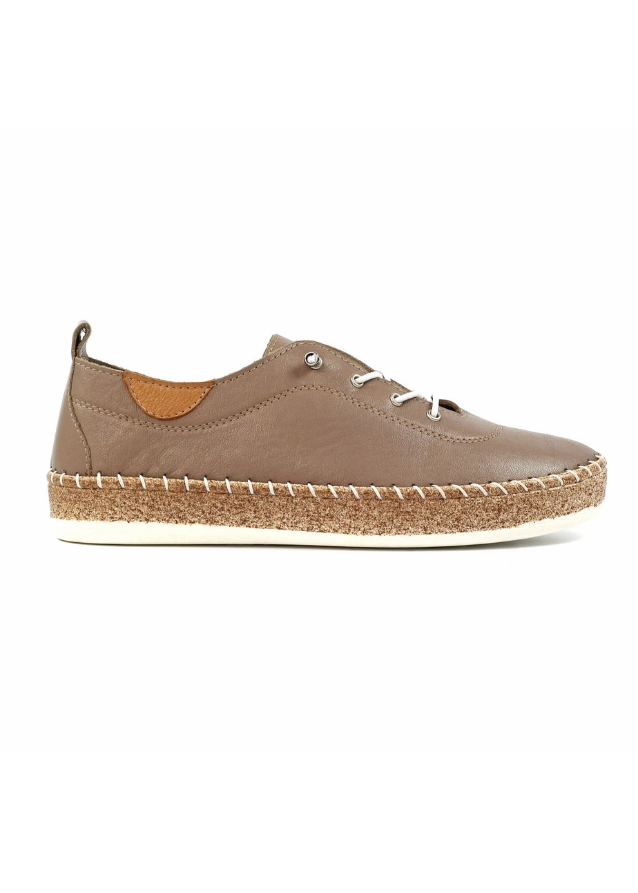 Lunar Taupe Evie Plimsoll