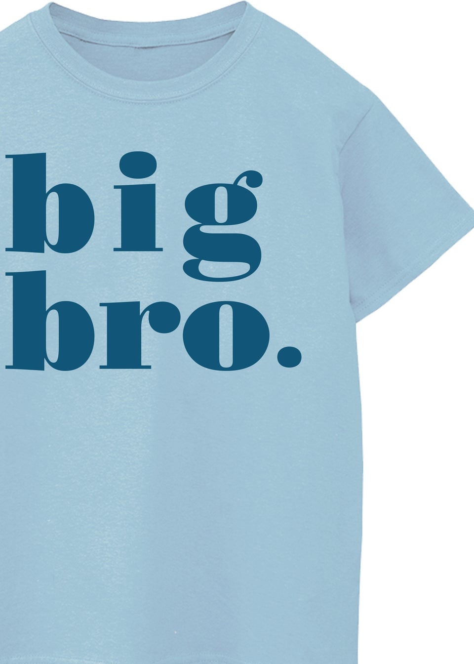 Brands In Big Brother Boys Blue Graphic T-Shirt