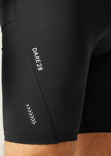 Dare2B Black Men's Bold Stretch Cycle Shorts