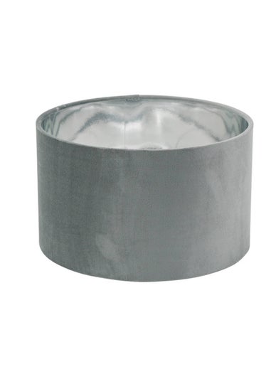 ValueLights Reni Velvet Grey Drum