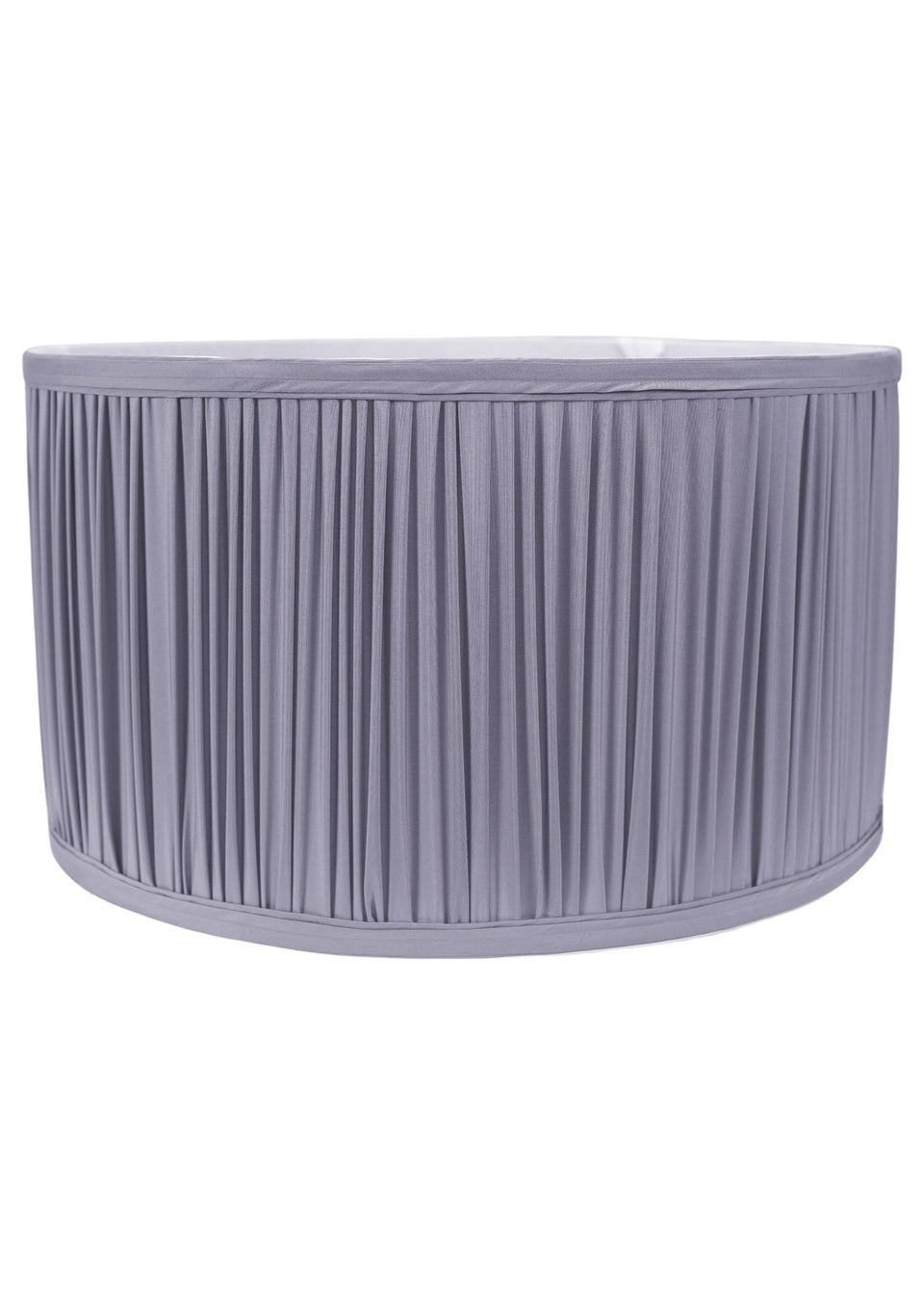 ValueLights Small Jess Fabric Faux Silk Blue Drum Ceiling Pendant Shade