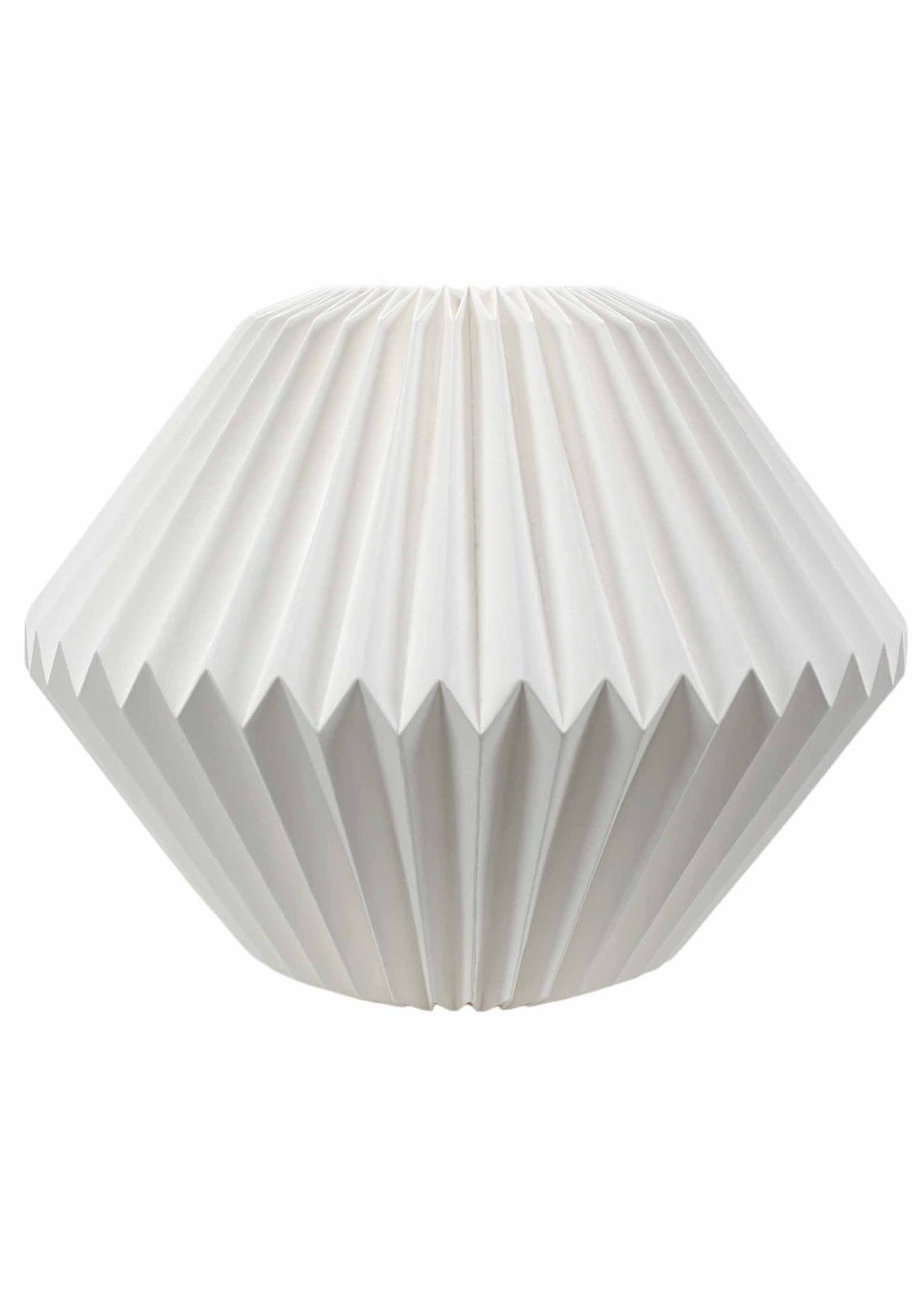 ValueLights Medium Astrid Matte White Paper Tapered Ceiling Pendant Shade