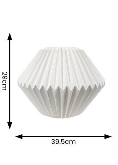 ValueLights Medium Astrid Matte White Paper Tapered Ceiling Pendant Shade