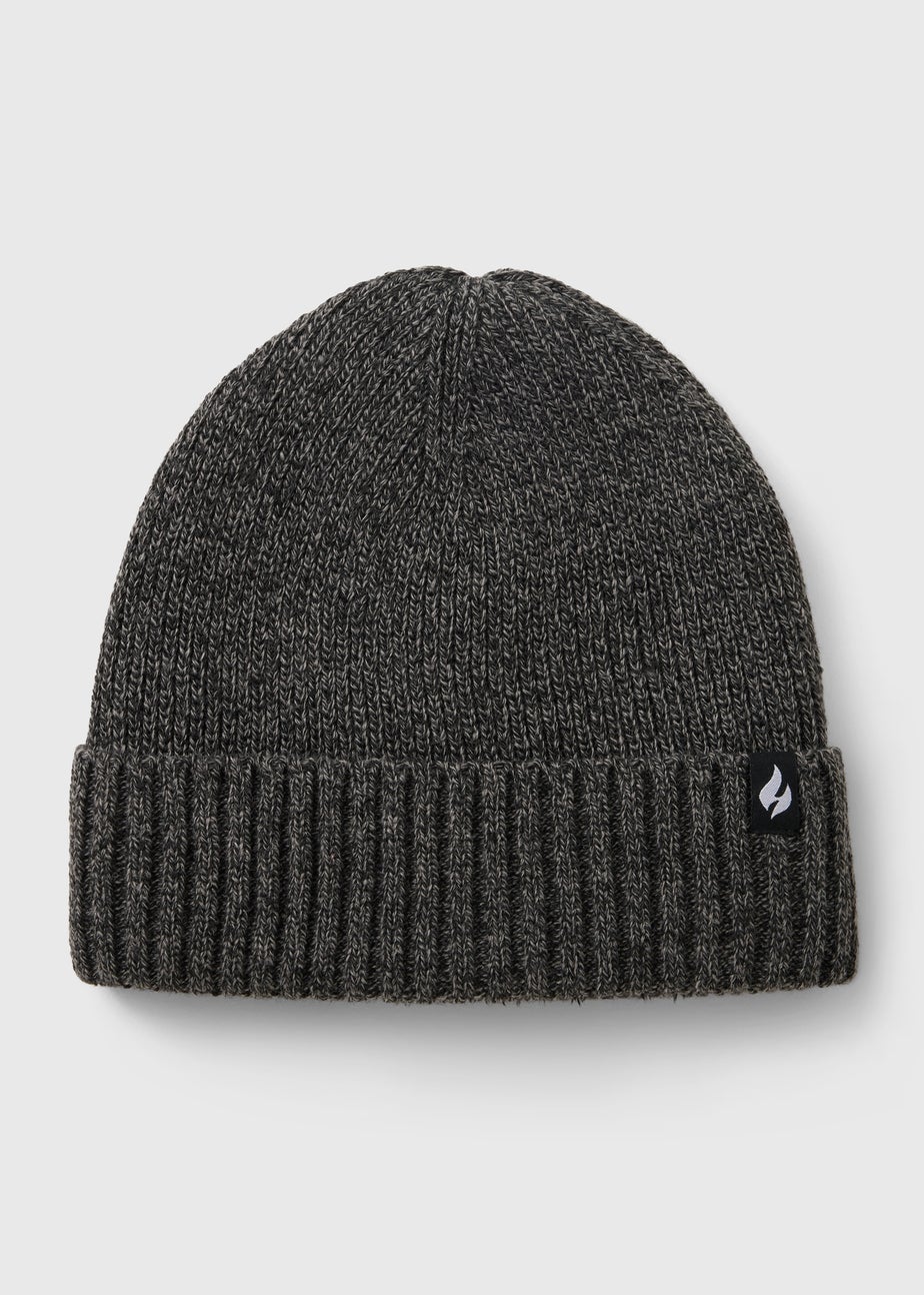 Heat Holders Grey Thin Rib Hat