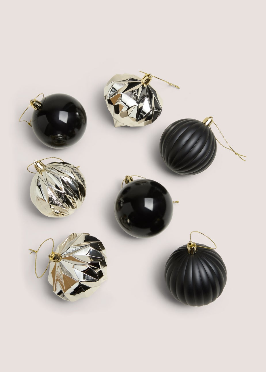 Black & Gold 30 Pack Baubles