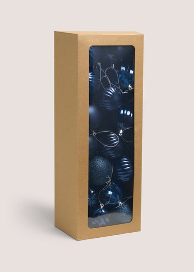 30 Pack Navy Baubles
