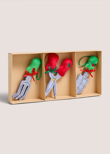 3 Pack Felt Gardening Tree Decs