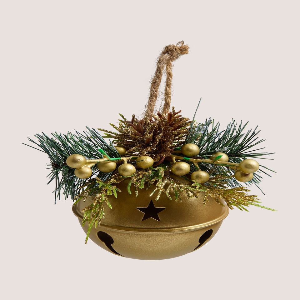 Gold Single Bell Decoration