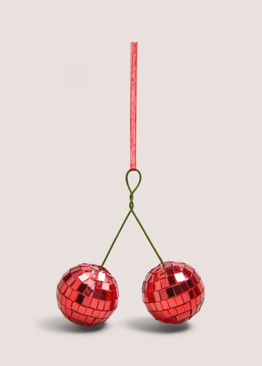 Red Cherry Christmas Tree Hanging Decoration