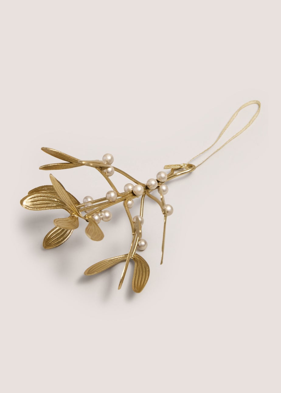 Metal Mistletoe Tree Decoration