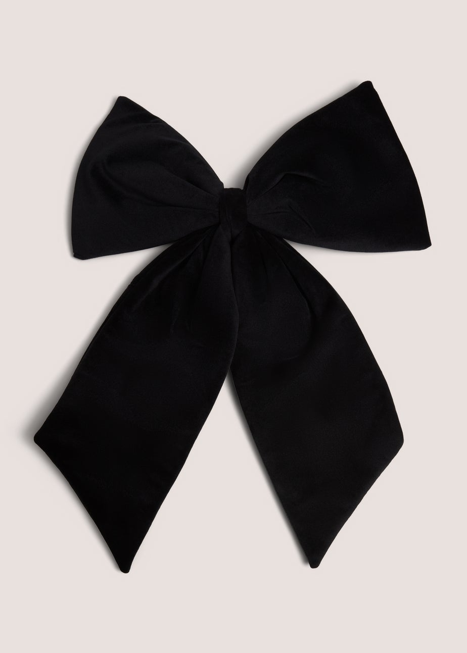 Black Large Bow Decoration