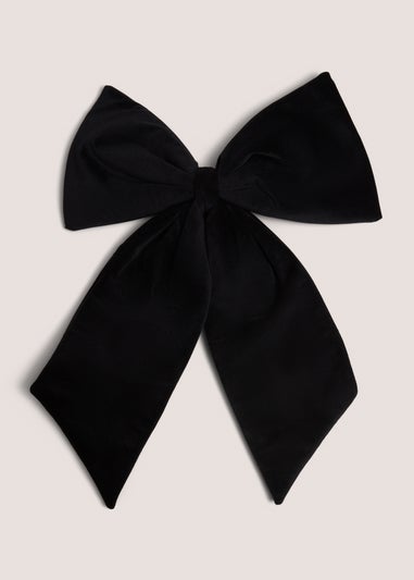 Black Large Bow Decoration