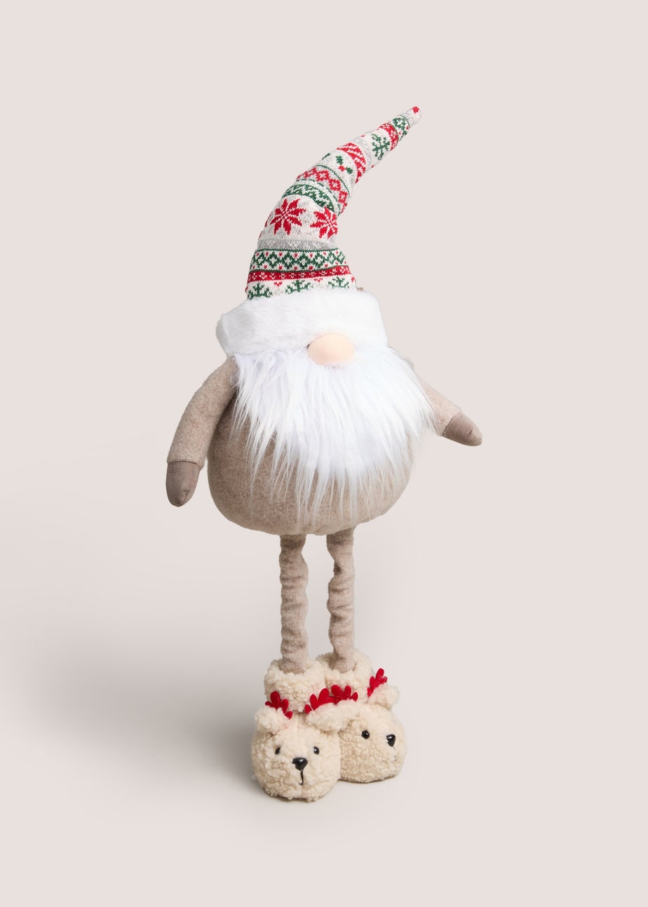 Natural Large Fairisle Gnome