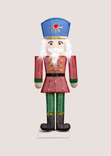 Outdoor Light Up Nutcracker Decoration
