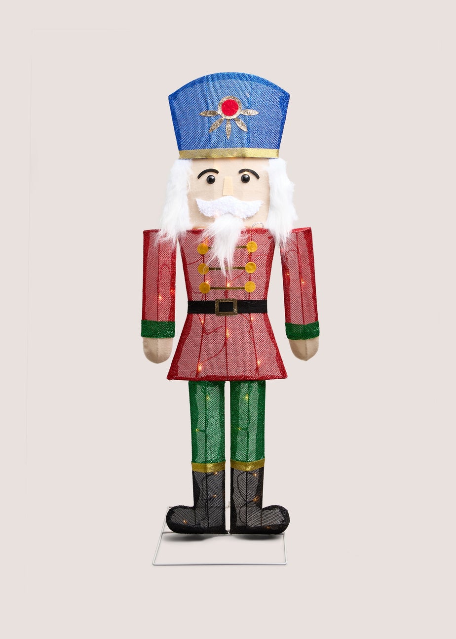 Outdoor Light Up Nutcracker Decoration