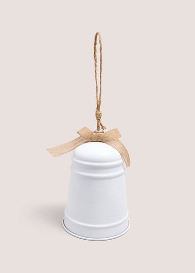 White Bell Christmas Tree Decoration