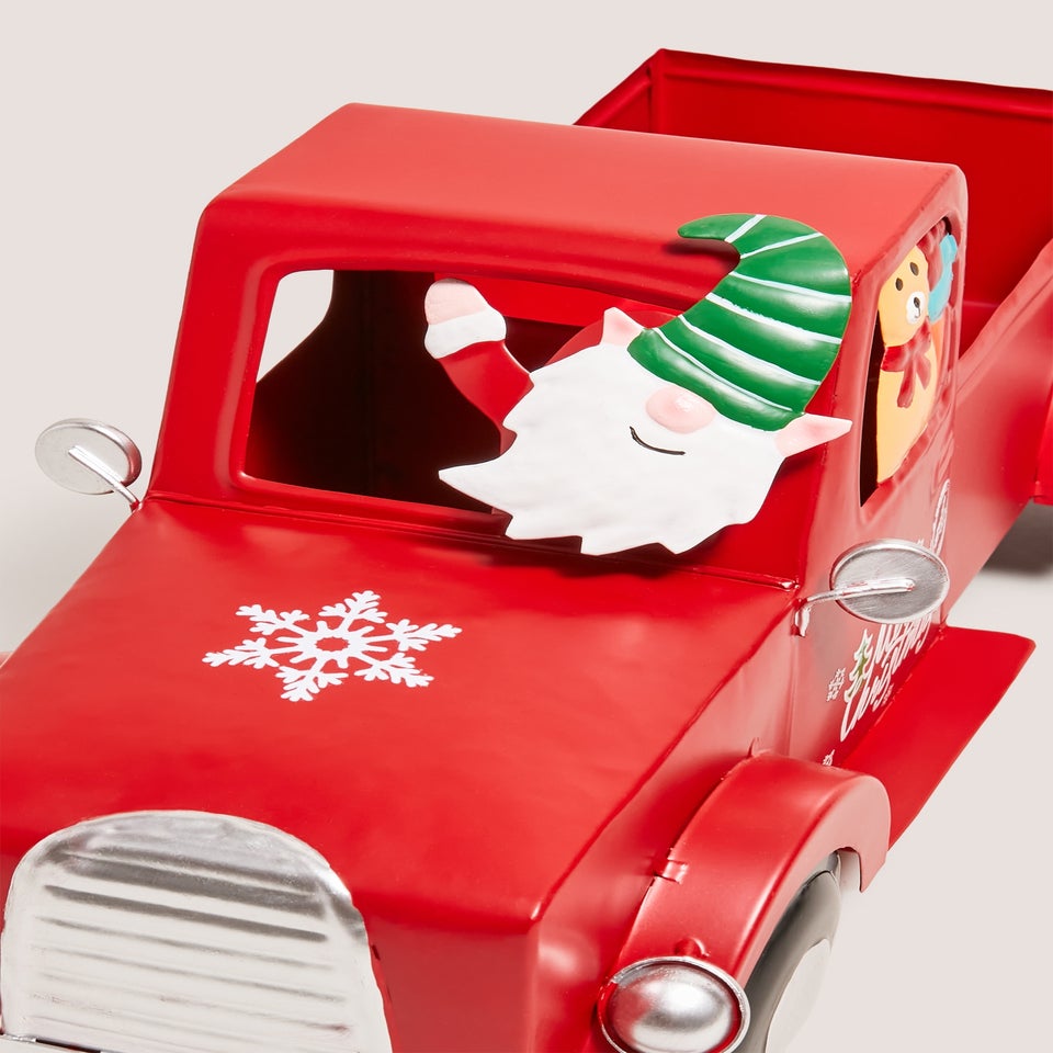 Red Christmas Truck Ornament
