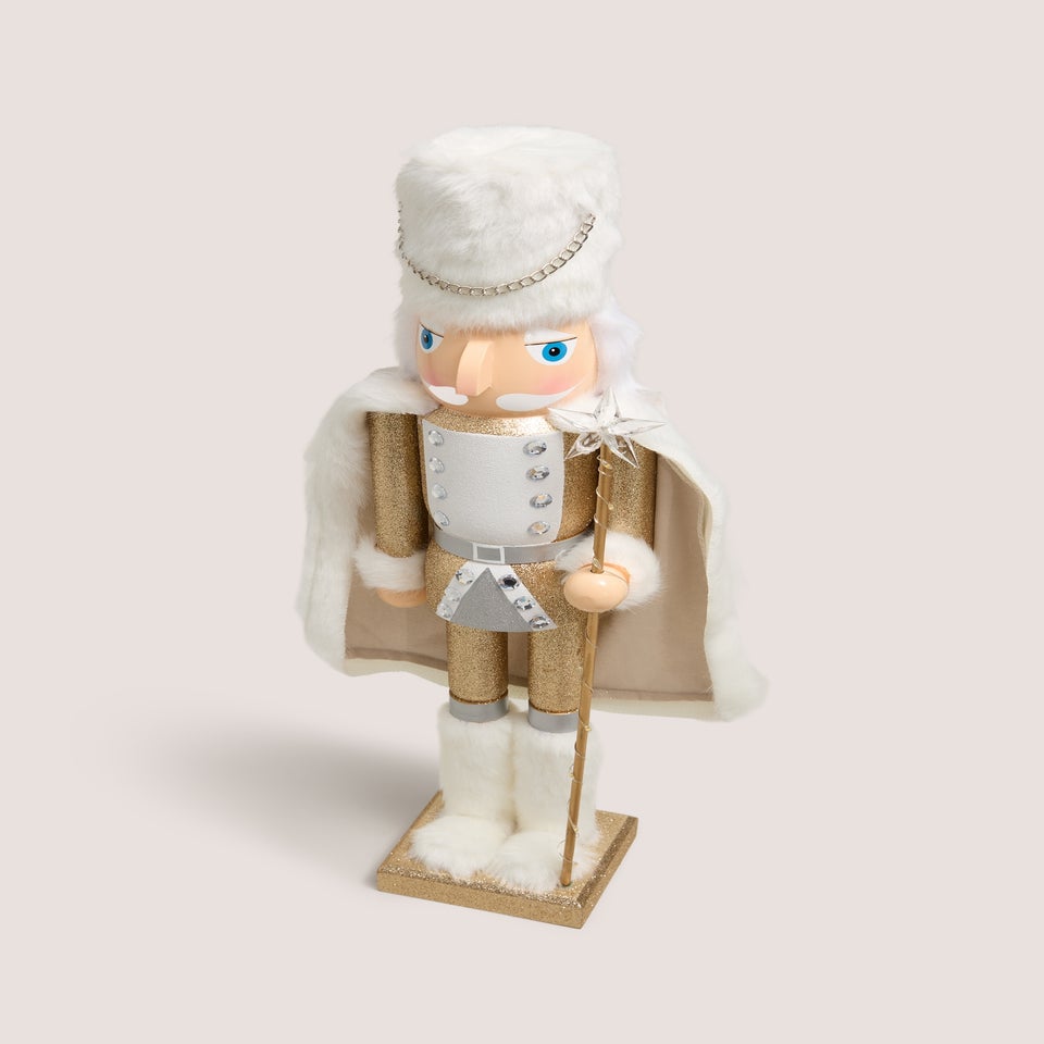 Gold Light Up Nutcracker