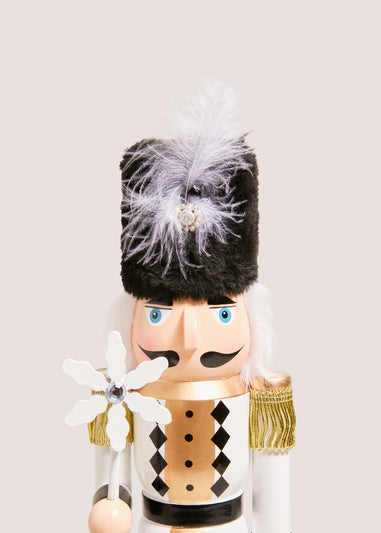 Black & White Nutcracker Decoration