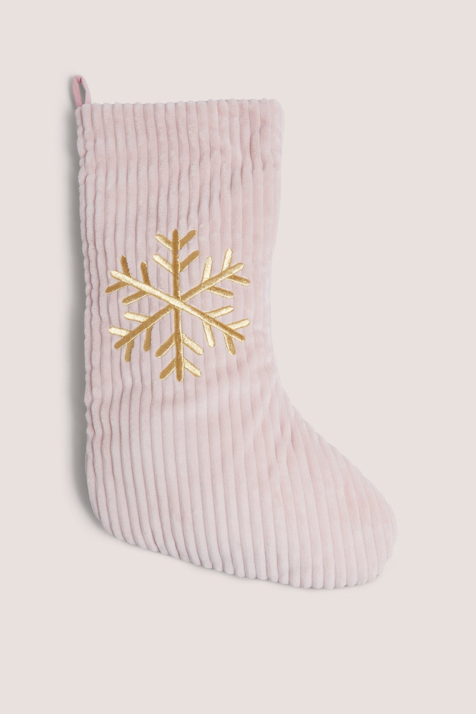 Pink Snowflake Cosy Stocking