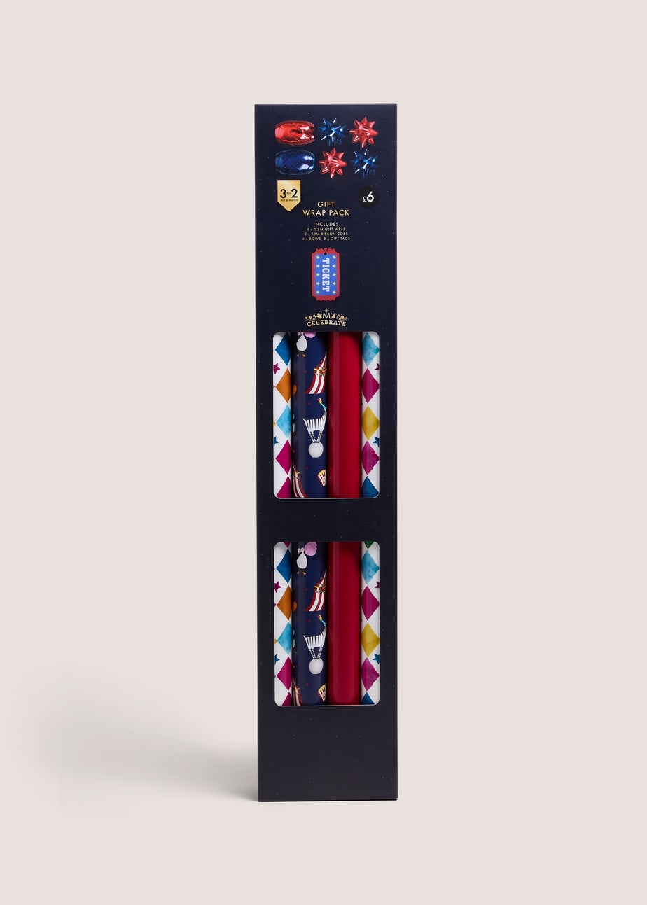 Multicolour Razzmatazz Gift Wrap