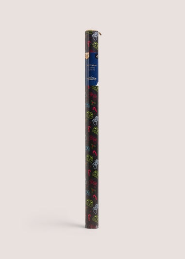 Black Christmas Gamer Gift Wrap