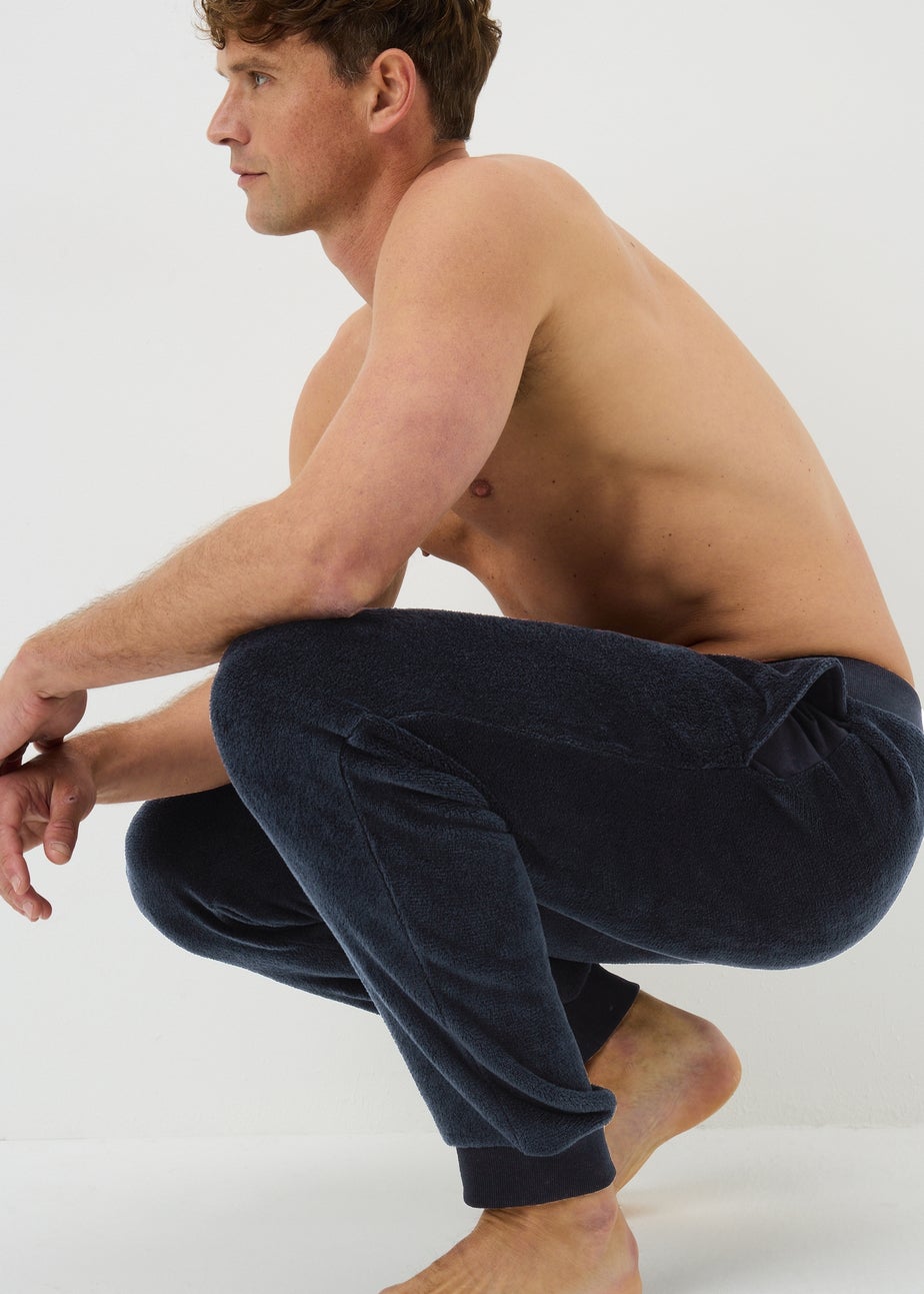 Navy Fleece Pyjama Bottoms