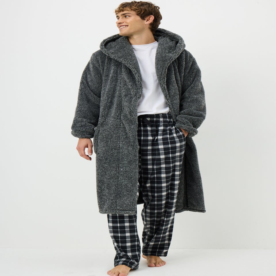 Grey Premium Dressing Gown