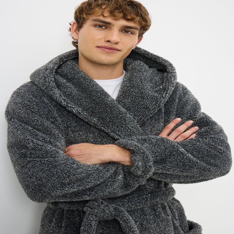 Grey Premium Dressing Gown