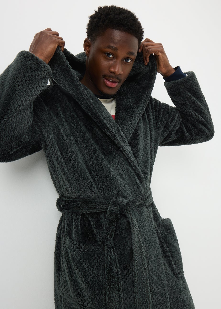 Green Honeycomb Dressing Gown
